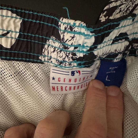FLORIDA Marlins Board Shorts Large 34-38 waist 9" inseam VINTAGE gently worn - Picture 5 of 5